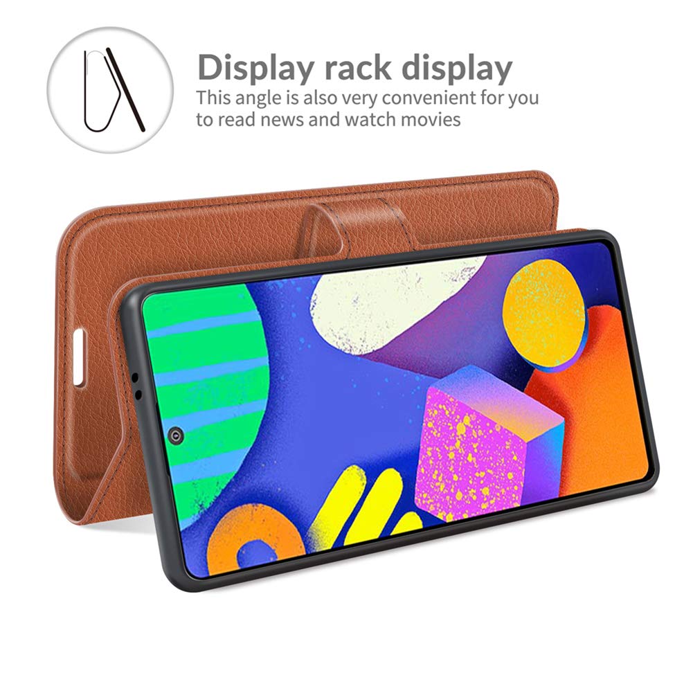 PKQTOP Cover per Sony Xperia 5 Custodia,Carta Fessura, Supporto Stand,Silicone TPU,Flip Protettiva Case per Sony Xperia 5(6.5