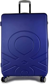 Benetton Big Trolley 4 Wheels Royal Blue K07 : Amazon.es: Equipaje
