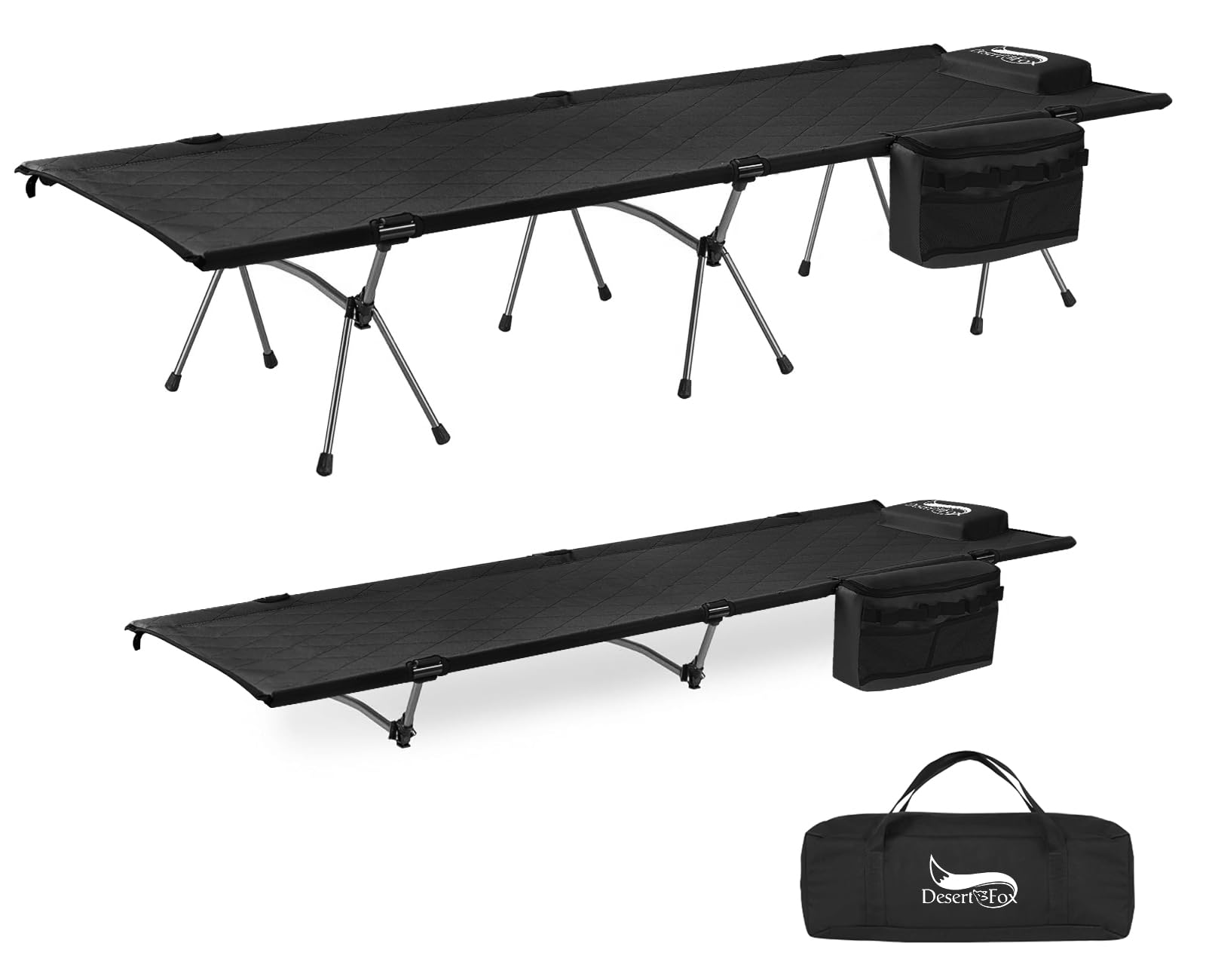 Amazon | DesertFox コット キャンプ 2way 軽量 150KG高耐荷重