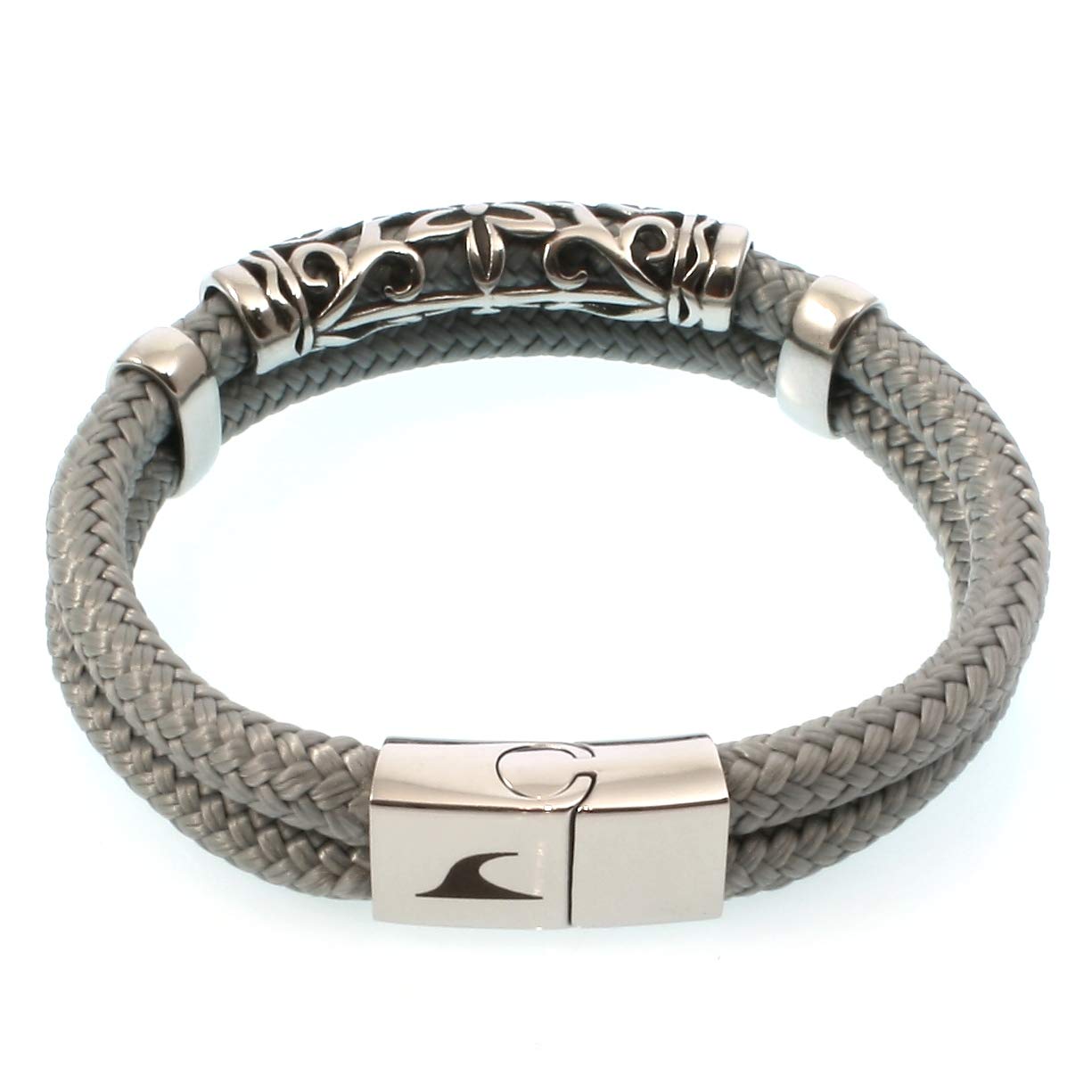 Segeltau-Armband XO ST Grau Männer Herren