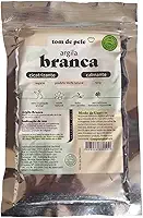 Argila Branca Máscara de Argila Cicatrizante Calmante Vegano Natural 100g Tom de Pele