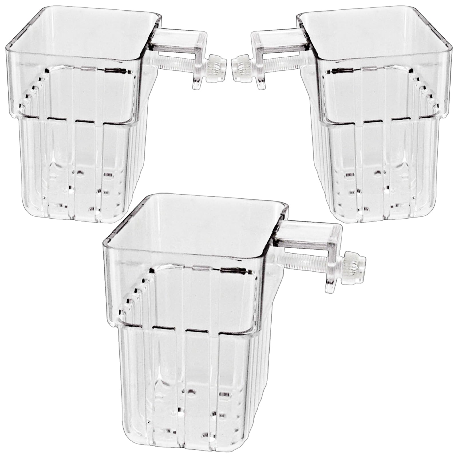 Tsophreniq 3lots Durability Plastomer Basket Hydroponic Soilless Meshes Net for Aquariums Plant and Fish Tanks Thickened Aquariums Plant