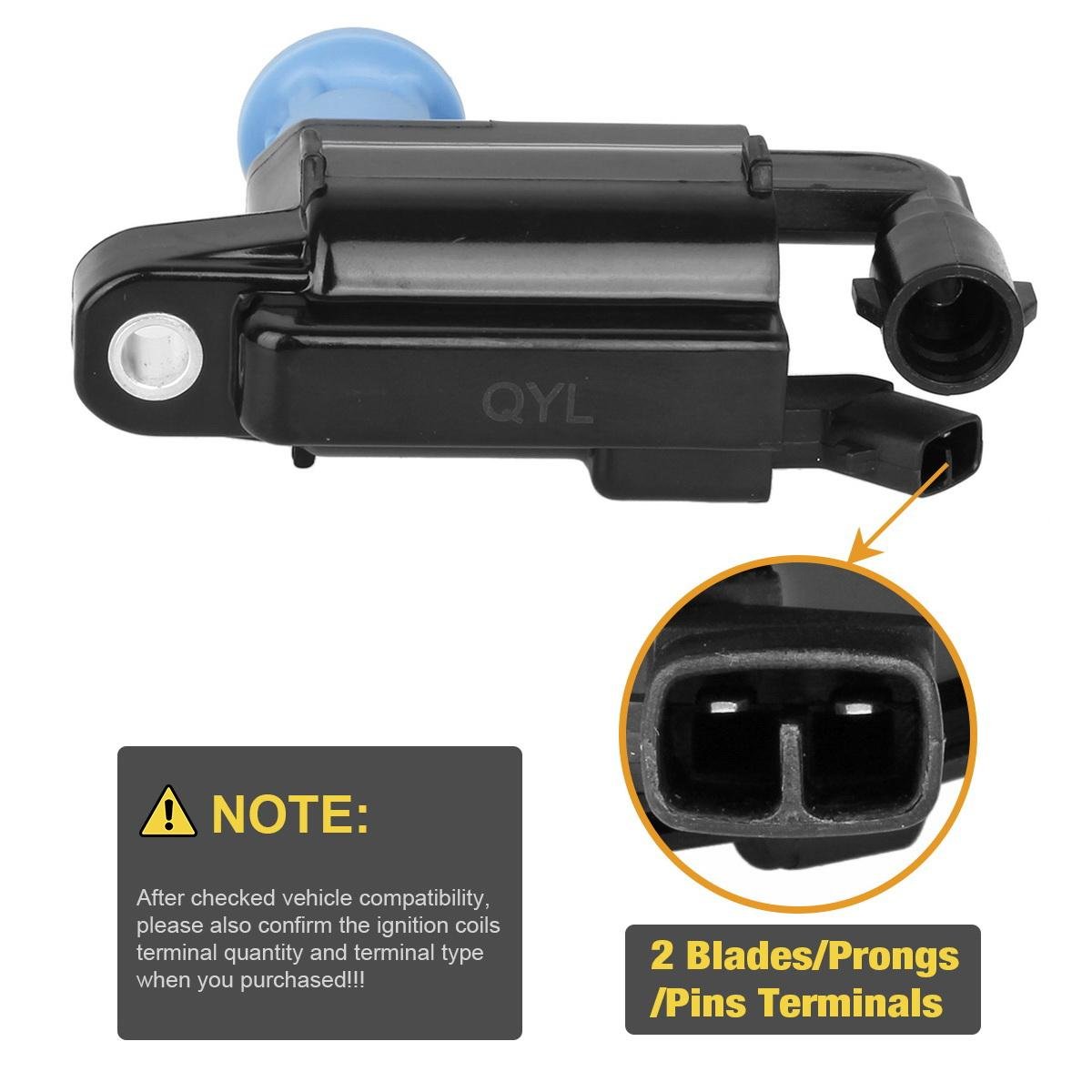 QYL Ignition Coil Pack Replacement for V6 3.0L 1998-2005 Lexus