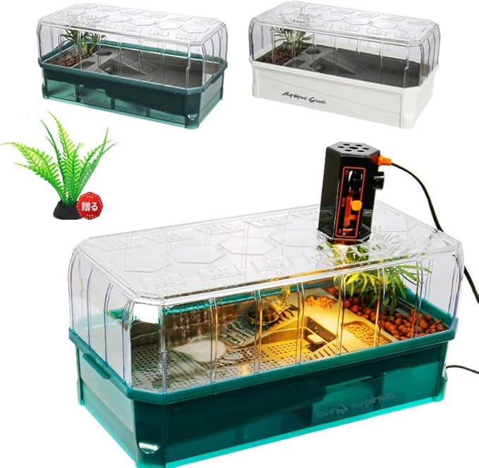 Amazon.co.jp Large Turtle Aquarium, Turtle Cage, Turtle Box, Open