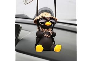 Swinging Duck Car Hanging Ornament: A Quacking Ride for Your Rearview Mirror