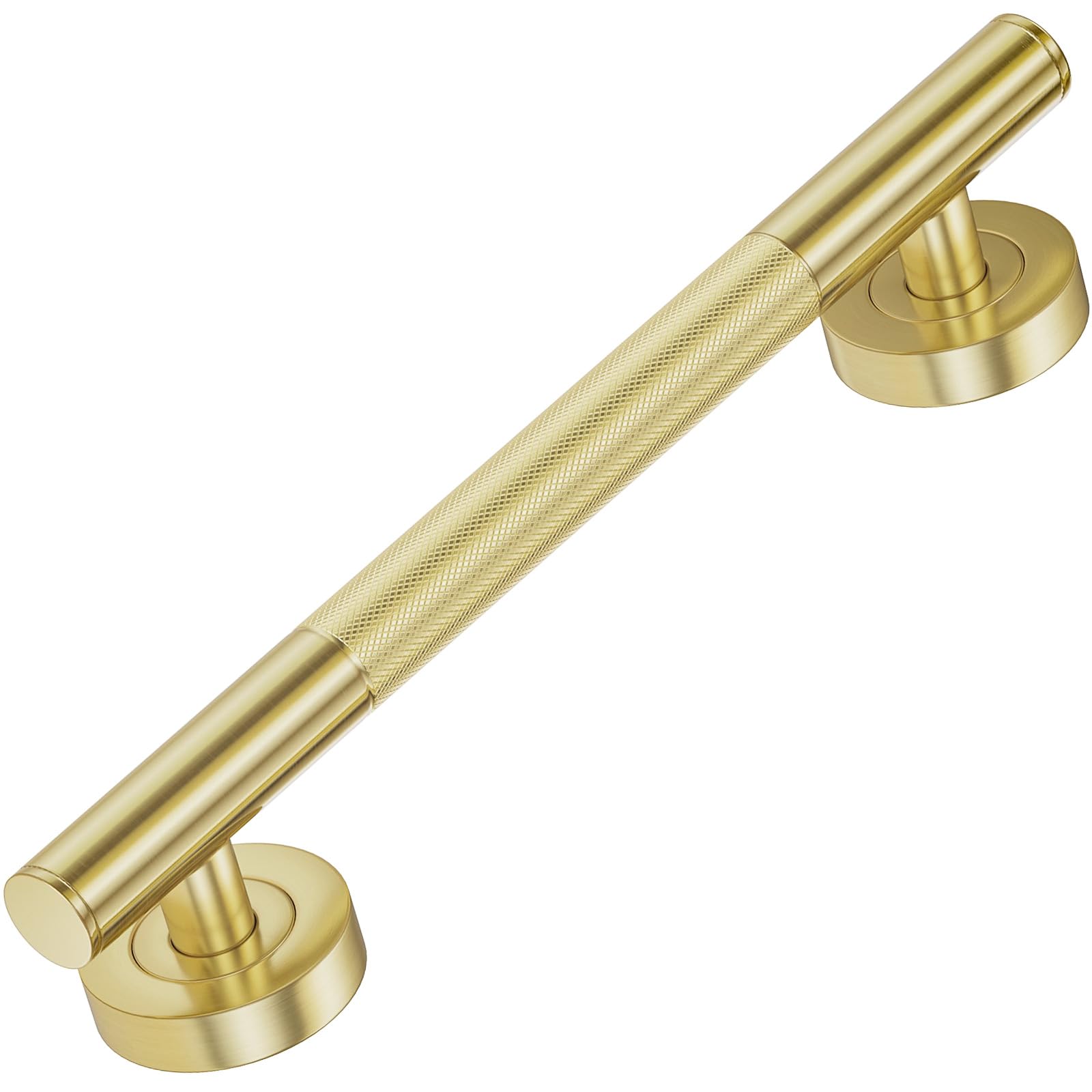 Lava Odoro Gold Shower Grab Bars, 12" Upgrade Anti-Slip Knurling Grab Bar
