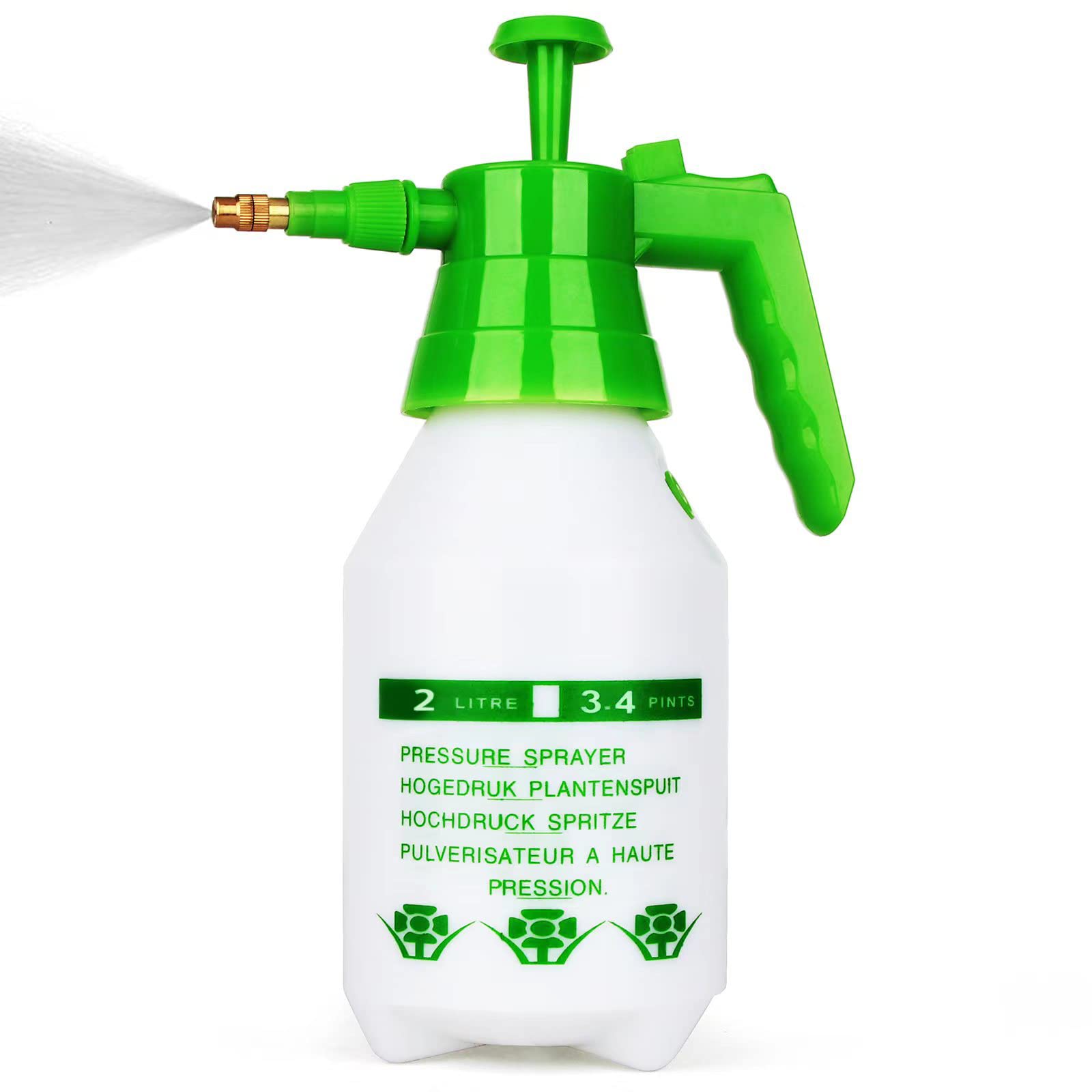Kelexx Garden Pump Sprayer Hand-held Pressure Sprayer Bottle for Lawn with Safety Value&Adjustable Nozzle, for Watering,Spraying Weeds,Home Cleaning and Car Washing,0.5 Gallon (B08PNHK6V8) Amazon Price History, Amazon Price Tracker