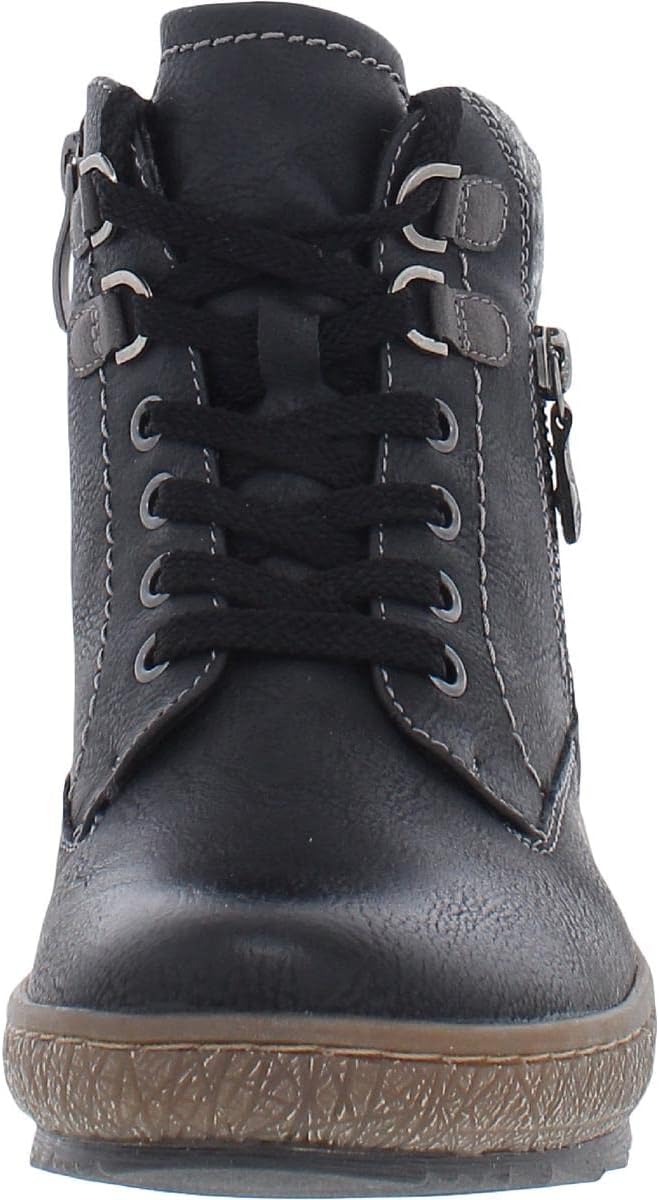 Spring Step Relife Karlene Waterproof Ankle Boots for Women | Shoes for Women with Sweater Top, Decorative Zipper and Cozy Sherpa Lining - Image 4