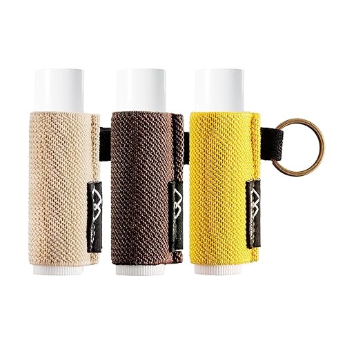 Vista 13 de WK IEASON - Llavero con clip para bálsamo labial, funda para lápiz labial, funda para bálsamo labial tipo chapstick, llavero