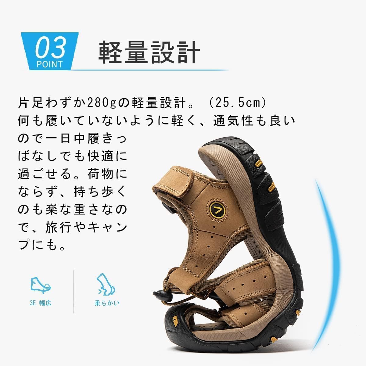 [NEARDREAM] サンダル スポーツサンダル メンズ スポーツ さんだる アウトドア サンダル おしゃれ 水陸両用