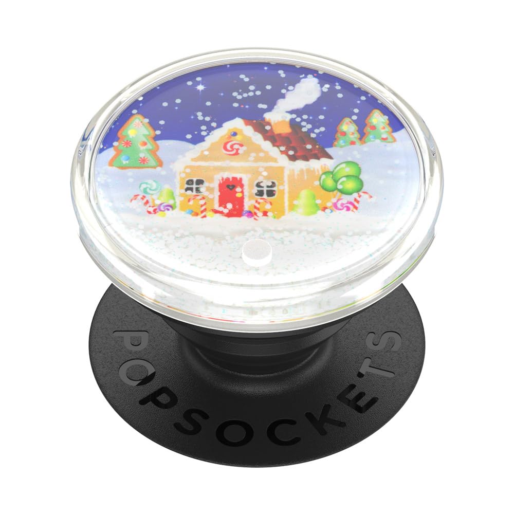 PopSockets PopGrip - Expanding Stand and Grip with Swappable Top - Tidepool Candy Cane Lane