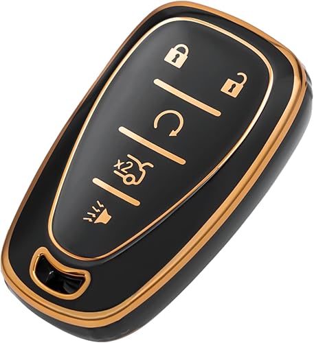 Miniatura 9 de OFFCURVE Funda para llavero de coche compatible con Chevy C5, Gris