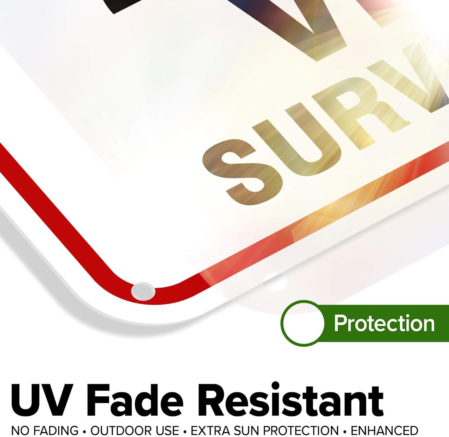 Warning 24 Hour Video Surveillance Sign, 18"x24" Polyethylene, Indoor/Outdoor Use, USA MADE By My Sign Center