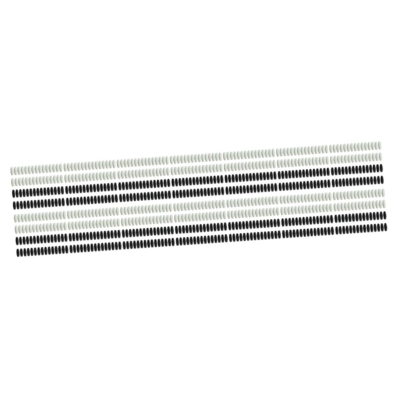 Angoily 700 Piezas Conectores de Cuerda de Plástico Clips de Seguridad Deslizantes para Lanyards Pulseras y Manualidades Negros