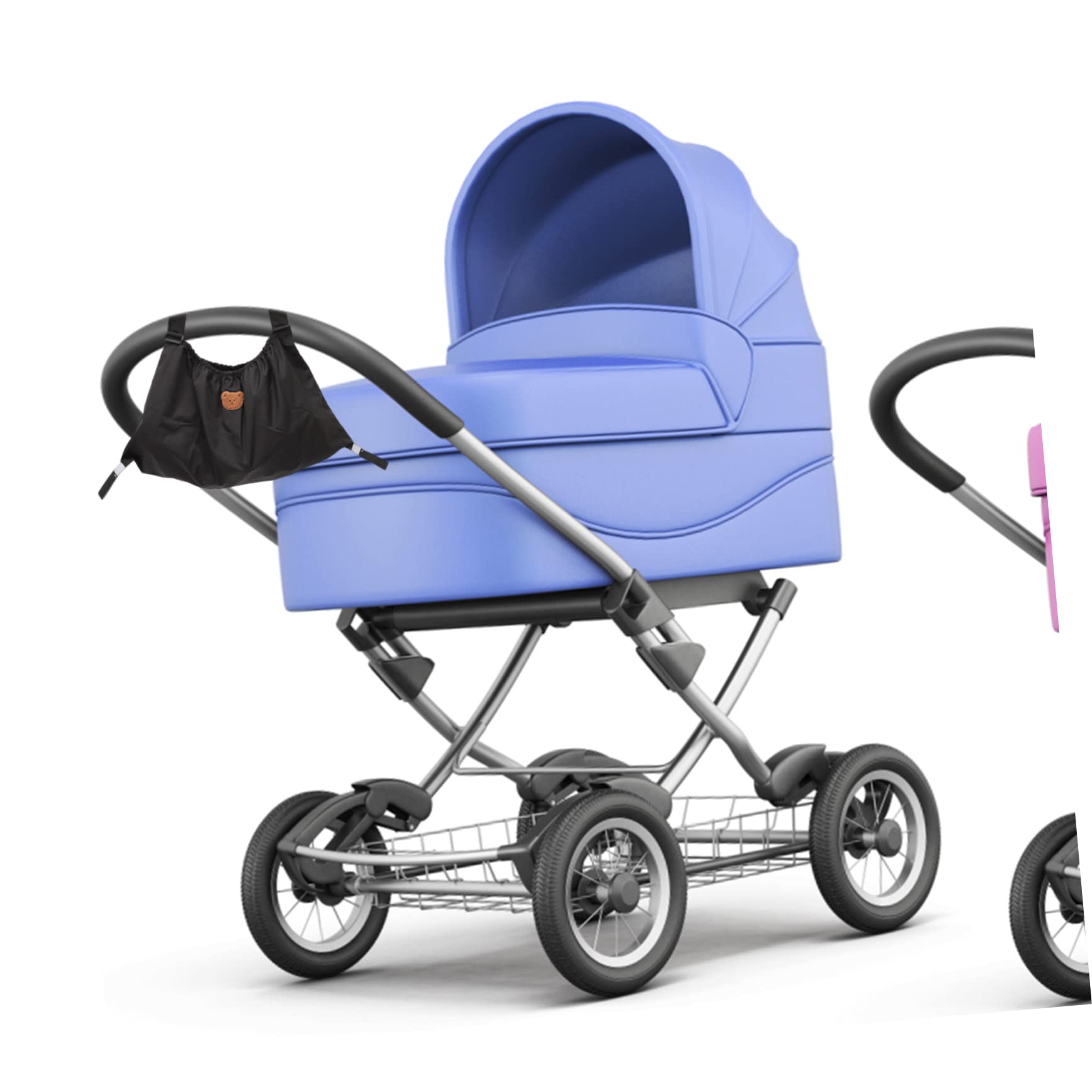 BESPORTBLE Stroller Organizer Bag Hanging Storage Pouch for Products Convenient Stroller Caddy Capacity Easy Installation