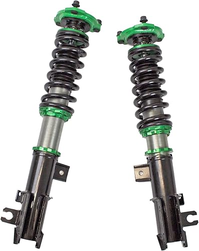 Miniatura 2 de Rev9 R9-HS2-153 Hyper-Street II Kit de bajada de suspensión de coilover de amortiguador, amortiguador monotubo con ajuste de rebote de 32 clics,