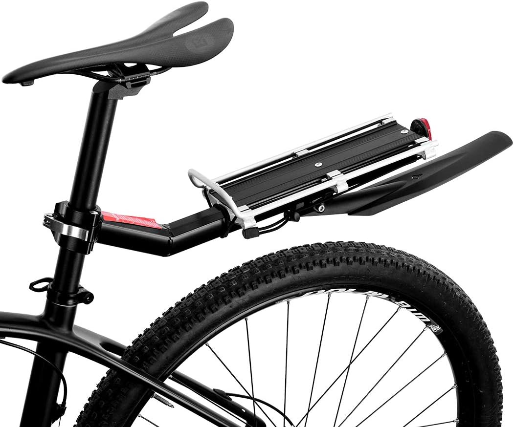 Amazon.com : ROCKBROS Bicycle Bike Commuter Carrier Rack for Seatpost ...