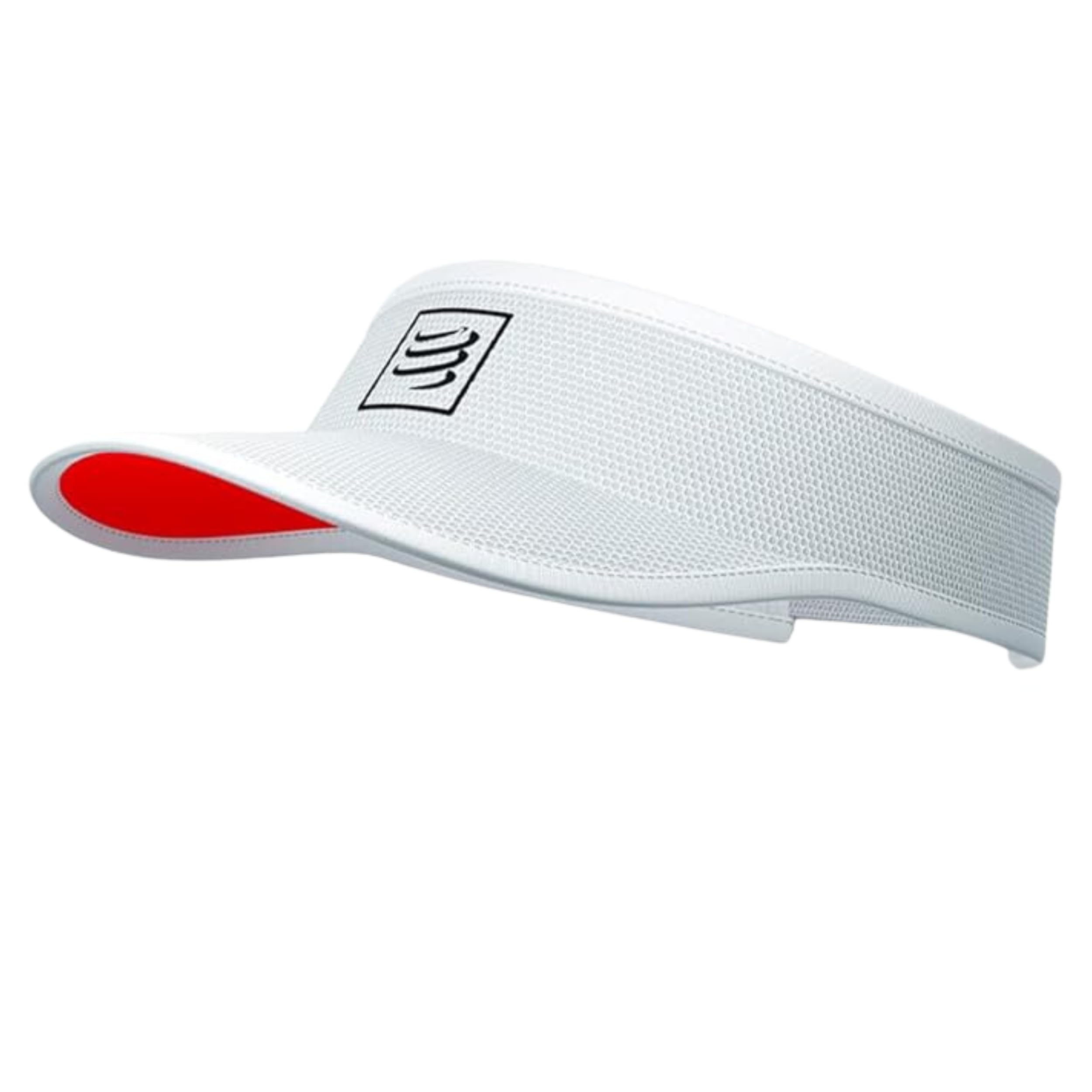 COMPRESSPORT Daszek, biały, Rozmiar uniwersalny