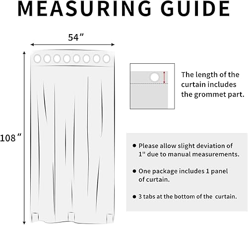 Miniatura 7 de Easy-Going - Cortinas de aspecto de lino para exteriores impermeables y a prueba de viento para porche, cortinas suaves y gruesas de privacidad para