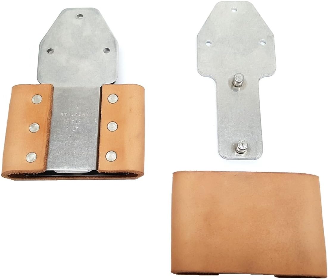 3" Leather Wrapped Genuine Blevins Buckles Set Vertical Post Western Saddle