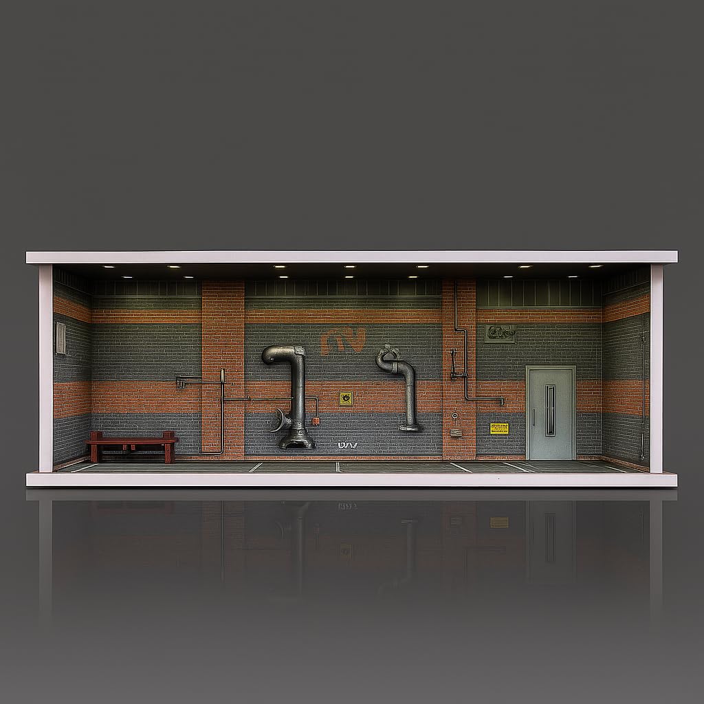 Old Factory Diorama Stack Display Case – Limited Edition