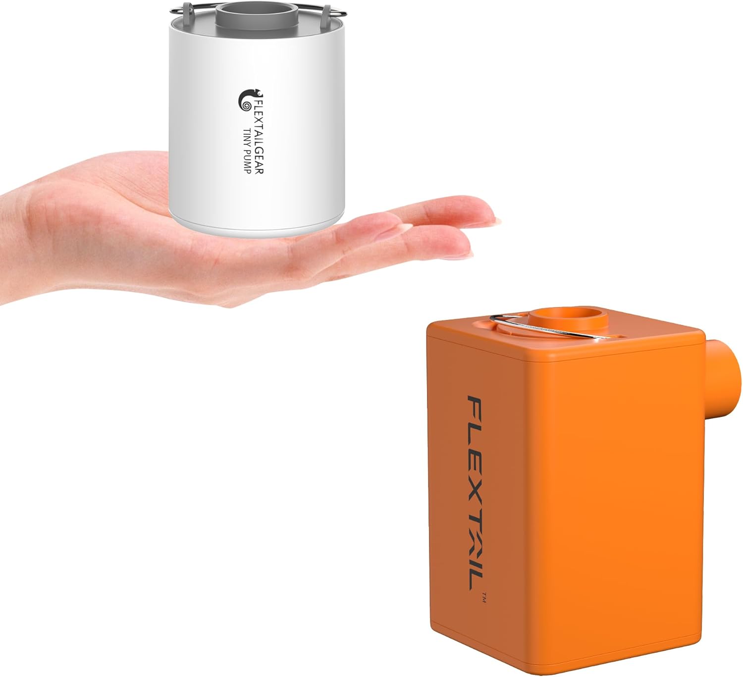 FLEXTAILGEAR Tiny Portable Ultra-Mini Air Pump & FLEXTAILGEAR Electric Air Pump for Inflatables, 300L/min Portable Air Pump with 1600mAh