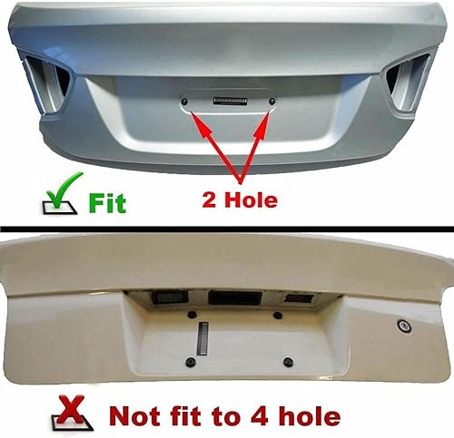 Miniatura 4 de BEYEE Kit de montaje de soporte de placa de matrícula compatible con BMW 1 2 3 4 5 6 Series Accesorios de coche Reemplaza 51187160607, 511882380615