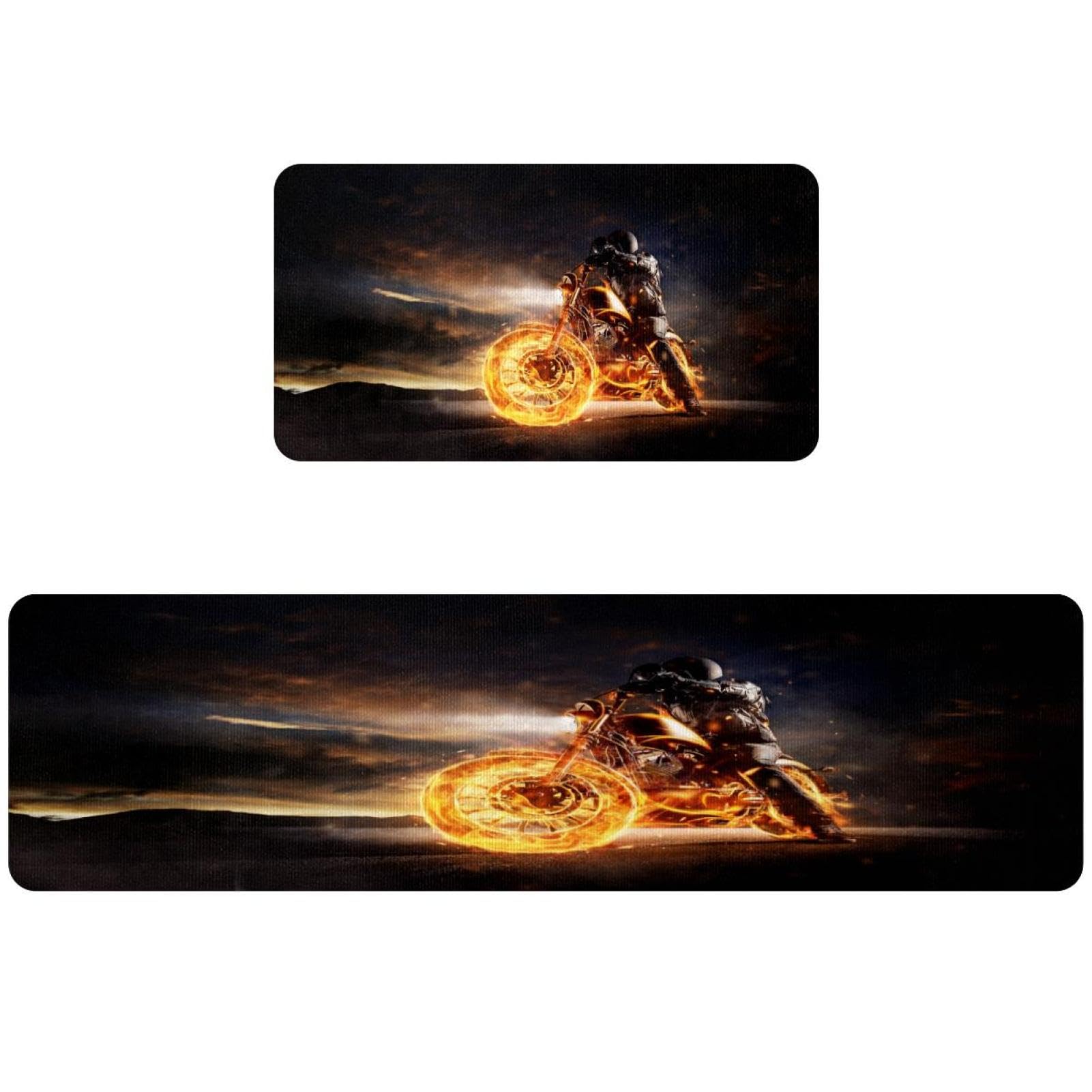 Tapis de cuisine antidérapant lot de 2 lavable contre projections eau sol