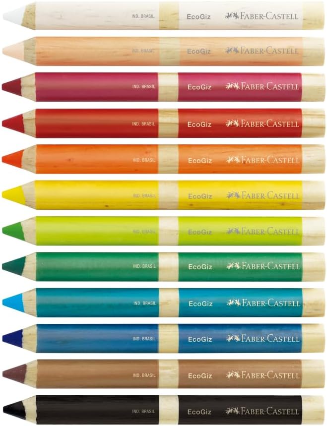 Ecogiz de Cera Faber-Castell - 12 Cores