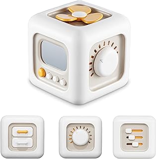 VoMii Baby Toy from 1 Year, Montessori Toy, Fine Motor Skills Activity Cube Toy, Educational Educational Toy, Gift for Baby 12-24 Months