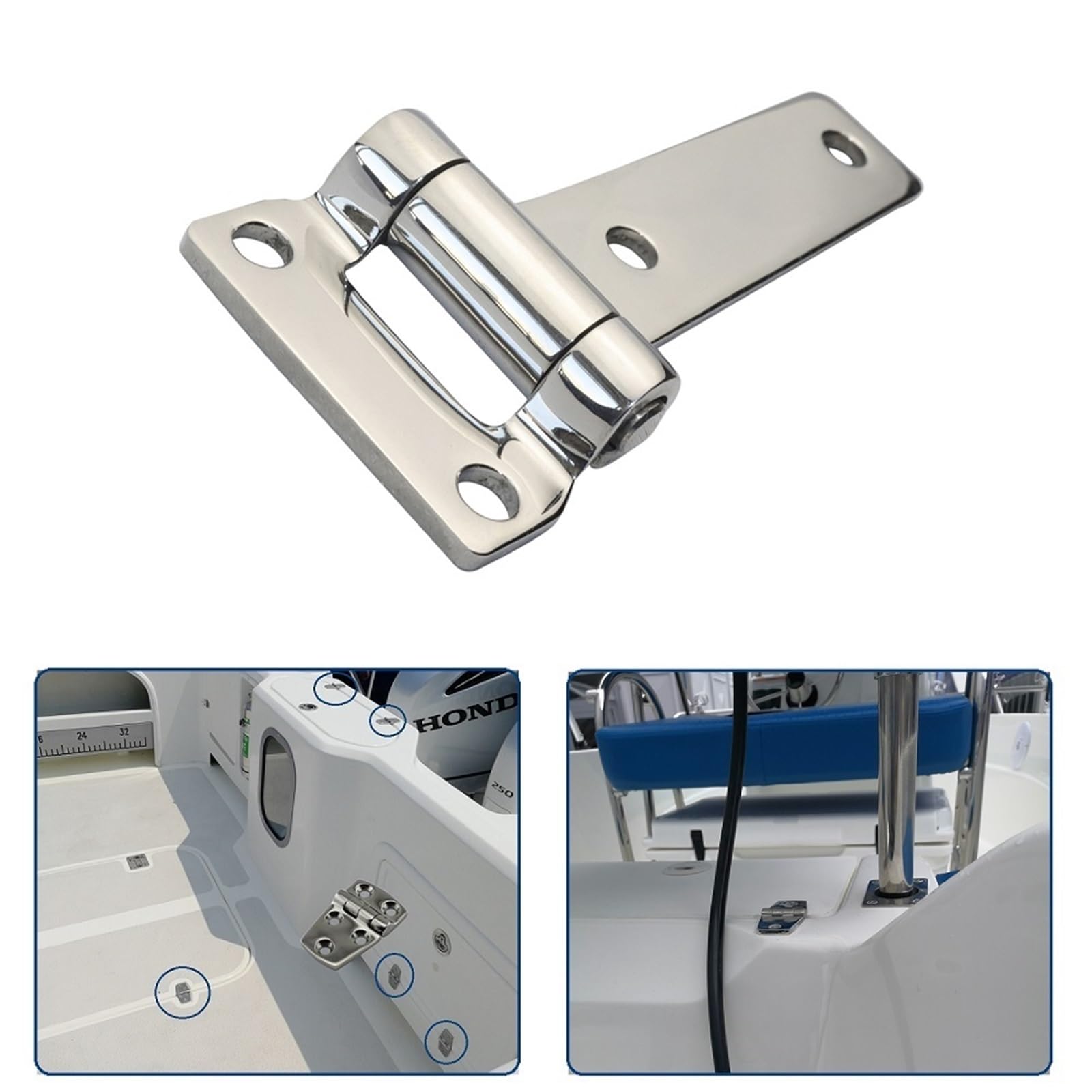 4PCS Spiegel 304 Edelstahl 135mm T Scharnier Heavy Duty Marine Boot Yachten Hardware Edelstahl Tür Scharniere for Container