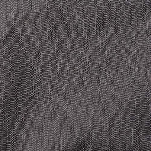 Eclipse Kendall Modern Scalloped Valance Rod Pocket Window Curtain For Kitchen Or Bathroom, 42" X 18", Charcoal #TOP4