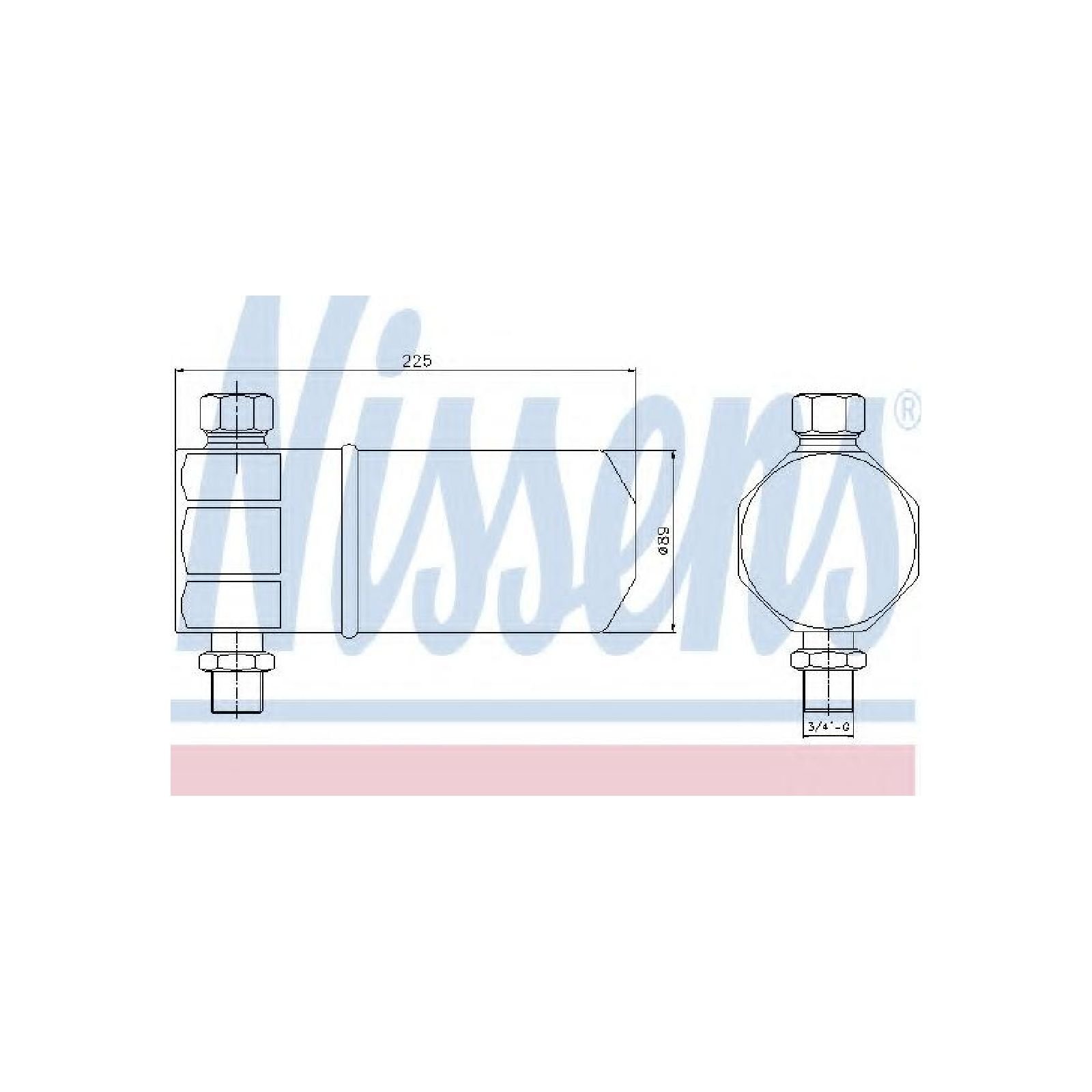 Nissens 95115 Essiccatore Climatizzatore-image