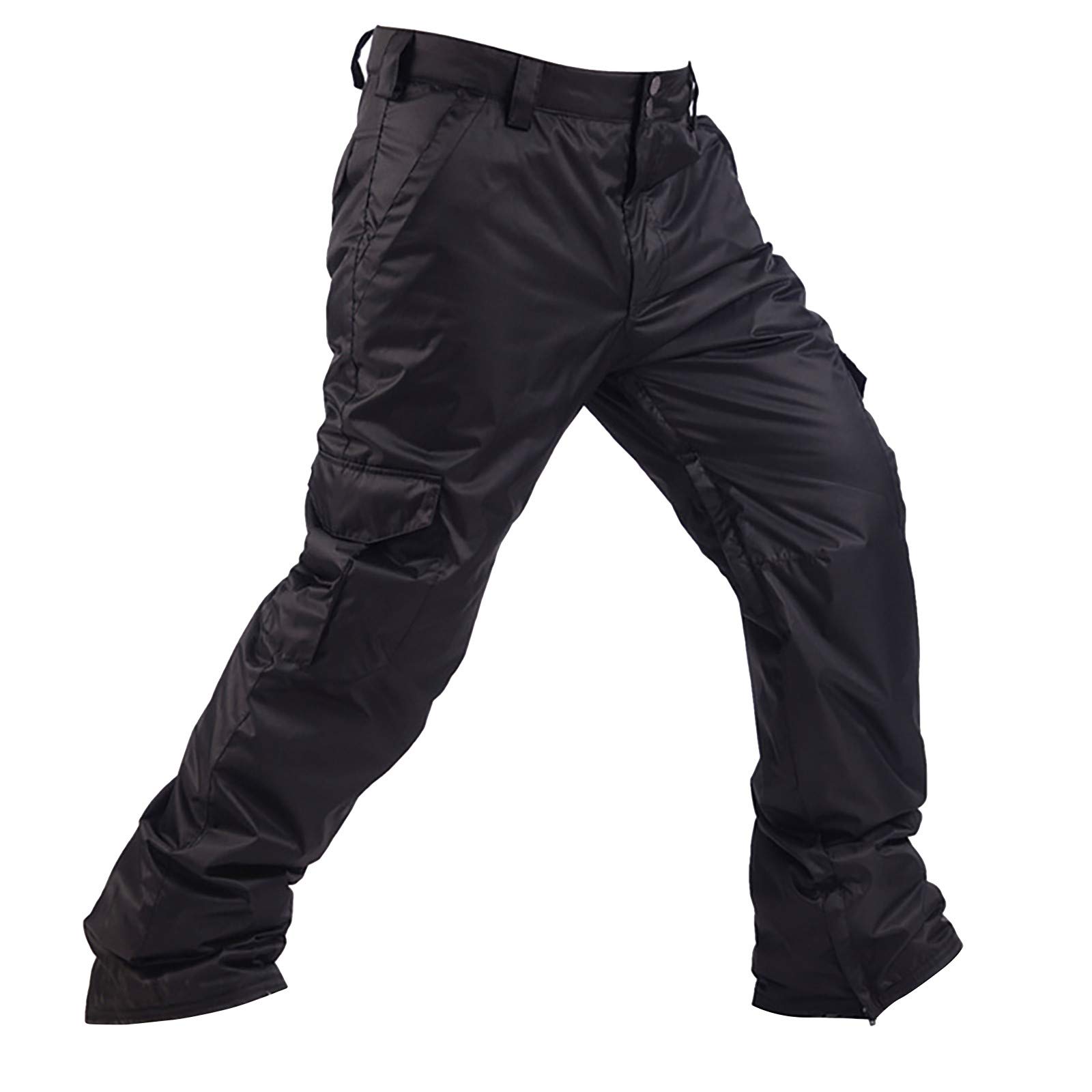Pantalones de esquí de pierna recta para mujer, impermeables, de camuflaje, impermeables, pantalones de esquí modernos, cómodos, de softshell, aislados, con bolsillos de solapa para snowboard