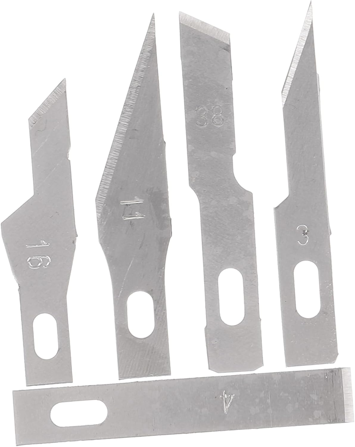 50pcs Engraving Art Cutting Blades Model Making Replacement Blades Portable Easy to Trim Carve Cut for Graphic Artists