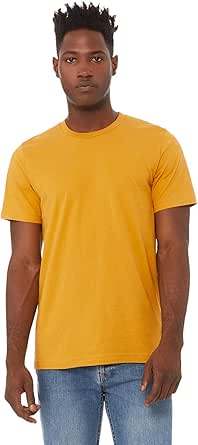 Bella + Canvas Unisex Jersey Short-Sleeve T-Shirt M MUSTARD | Amazon.com