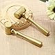 VICASKY 3St Richterhammer Kinderspielzeug Auktionshammer Dekoration Geburtstagsgeschenk holzspielzeug Handwerk Mini Richterhammer aus Holz Hammer für Richter Anwaltshammer hölzern Golden