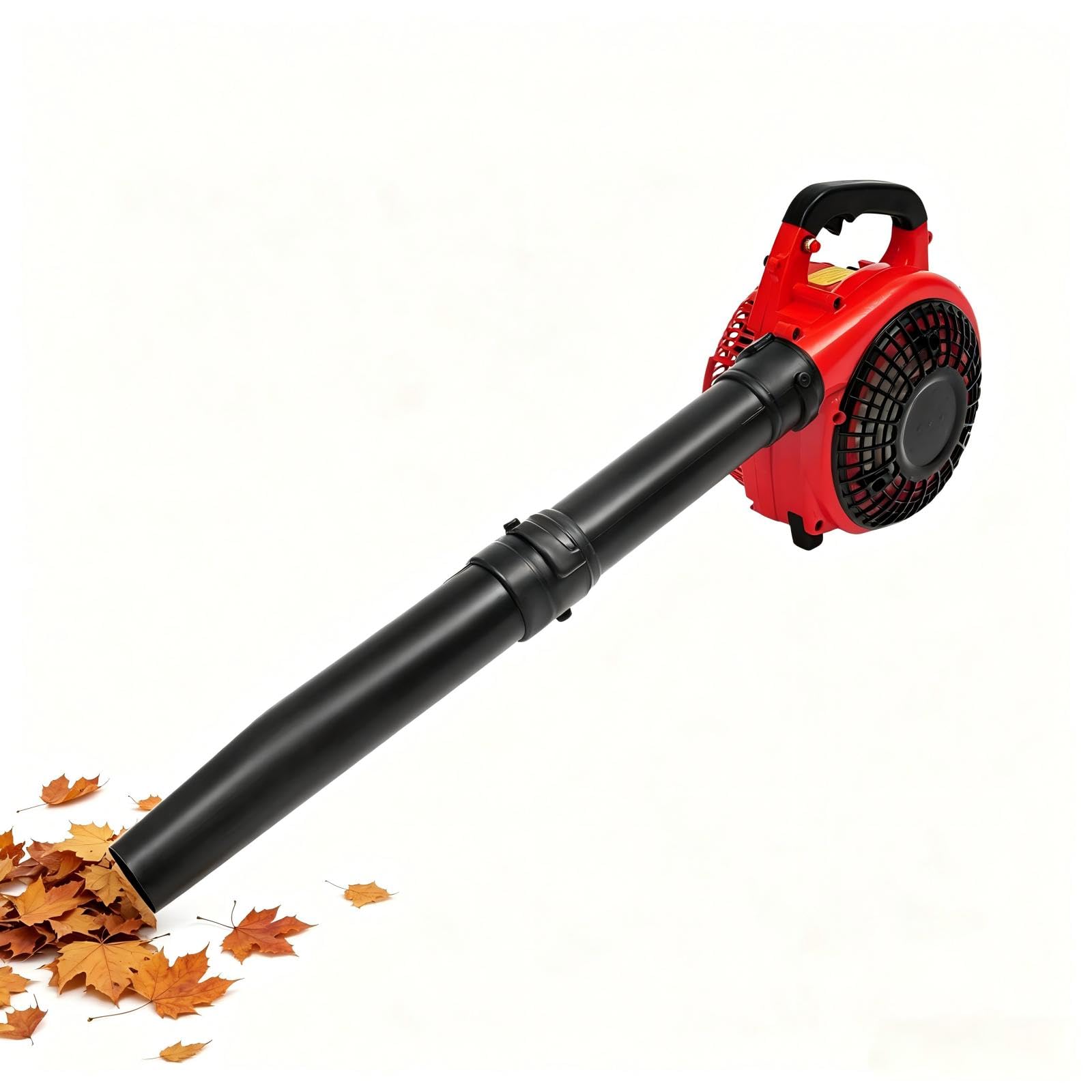 Handgeführtes Benzin-Laubblasgerät, 2-Takt Benzinbetriebenes Blasgerät für Schnee & Laubentfernung - Hochleistung 25,4 cm³ für Garten & Rasenpflege