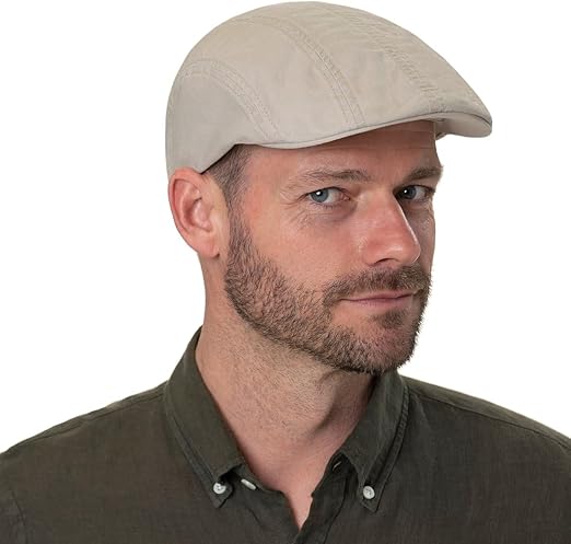 Coppola Stetson In Lino - Berretto Con Visiera, Unisex, Per Estate E Primavera - Foto 3