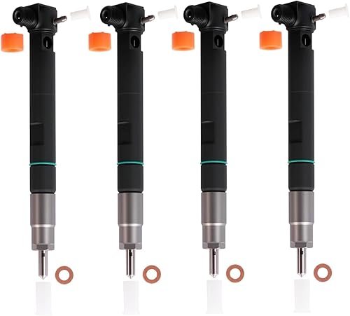 4 inyectores de combustible 7275454 de repuesto para Bobcat S450 S510 S550 S570 S590 S595 S630 S650 T450 T550 T590 T595 T630 T650, se adapta a