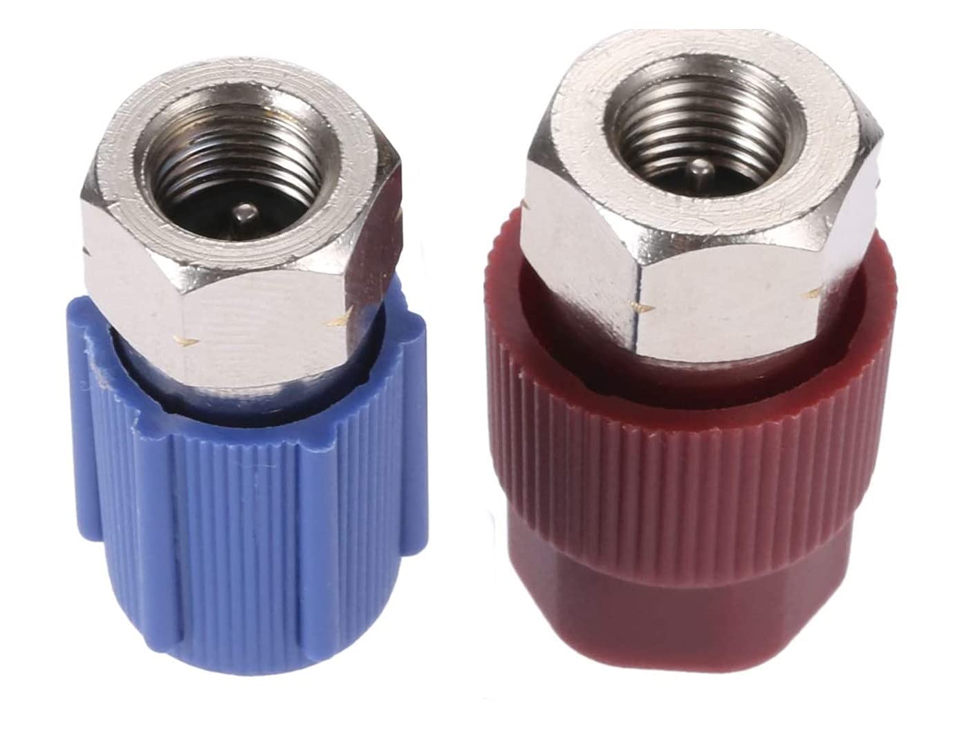 Kit di adattatori di conversione retrofit per aria condizionata auto A/C da R-12 a R-134a, alta e bassa pressione, kit di tappi di montaggio, sistema di climatizzazione AC