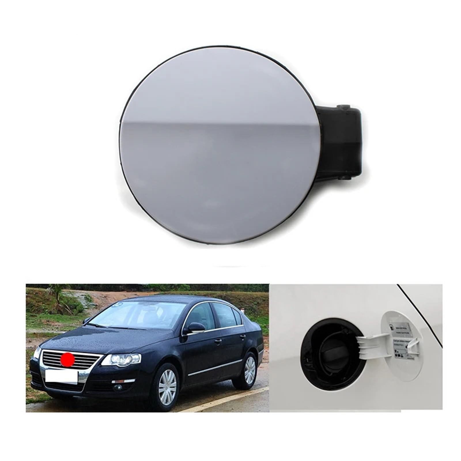 Charnière de couvercle de réservoir de carburant de couvercle de porte de remplissage de réservoir de carburant de voiture, for VW, for Passat B6 2006-2011, ensemble de porte de remplissage de