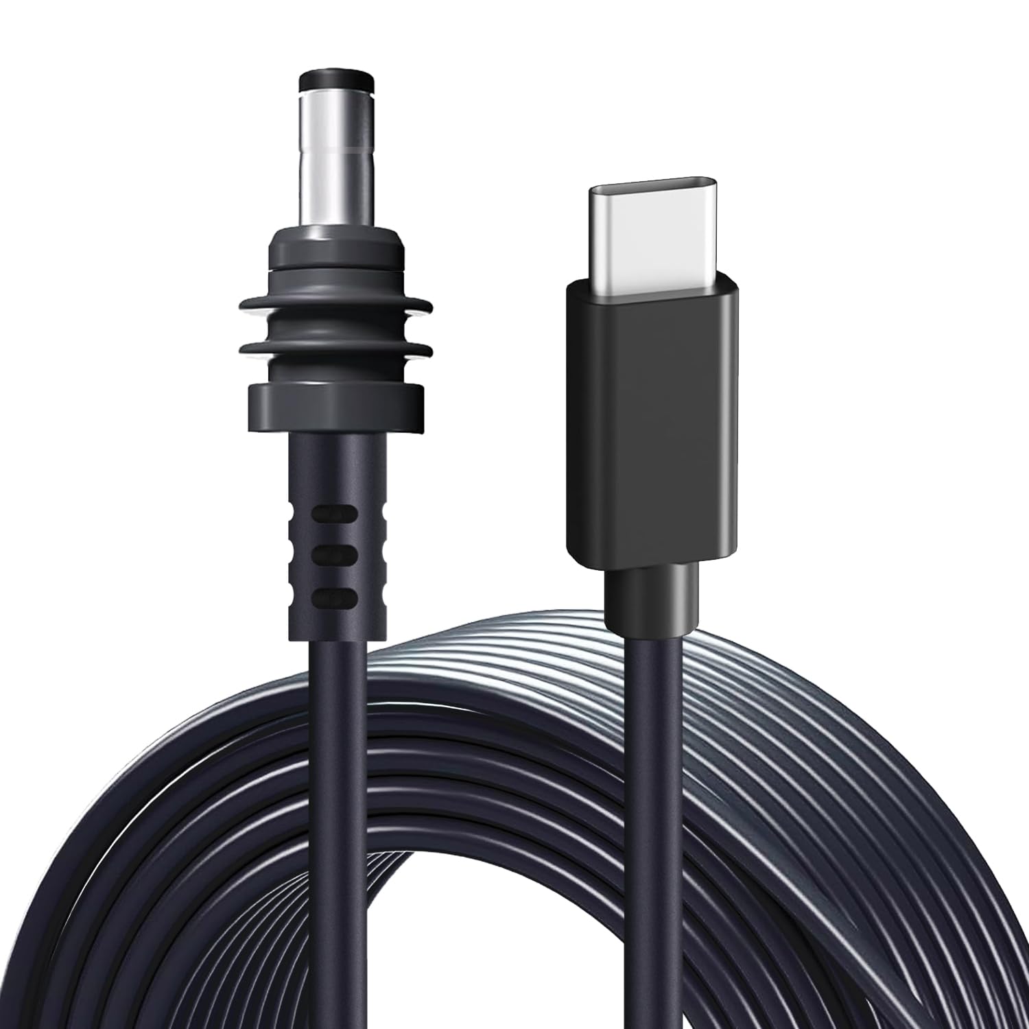 NEDUL Starlink Mini USB C to DC Power Cable, 49ft Starlink Mini Type-C to DC Power Cable, PD 20V Type-C Input to DC Male Output Waterproof, Compatible