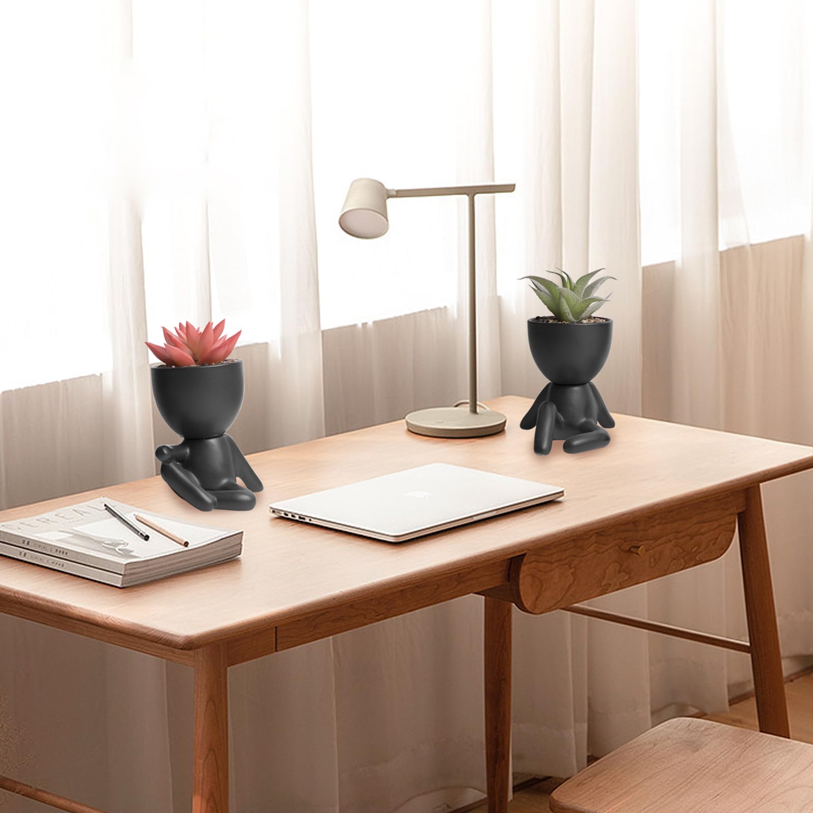 Künstliche Pothos Pflanze Im Weißen Keramiktopf – Deko Für Wohnzimmer, Büro & Bad