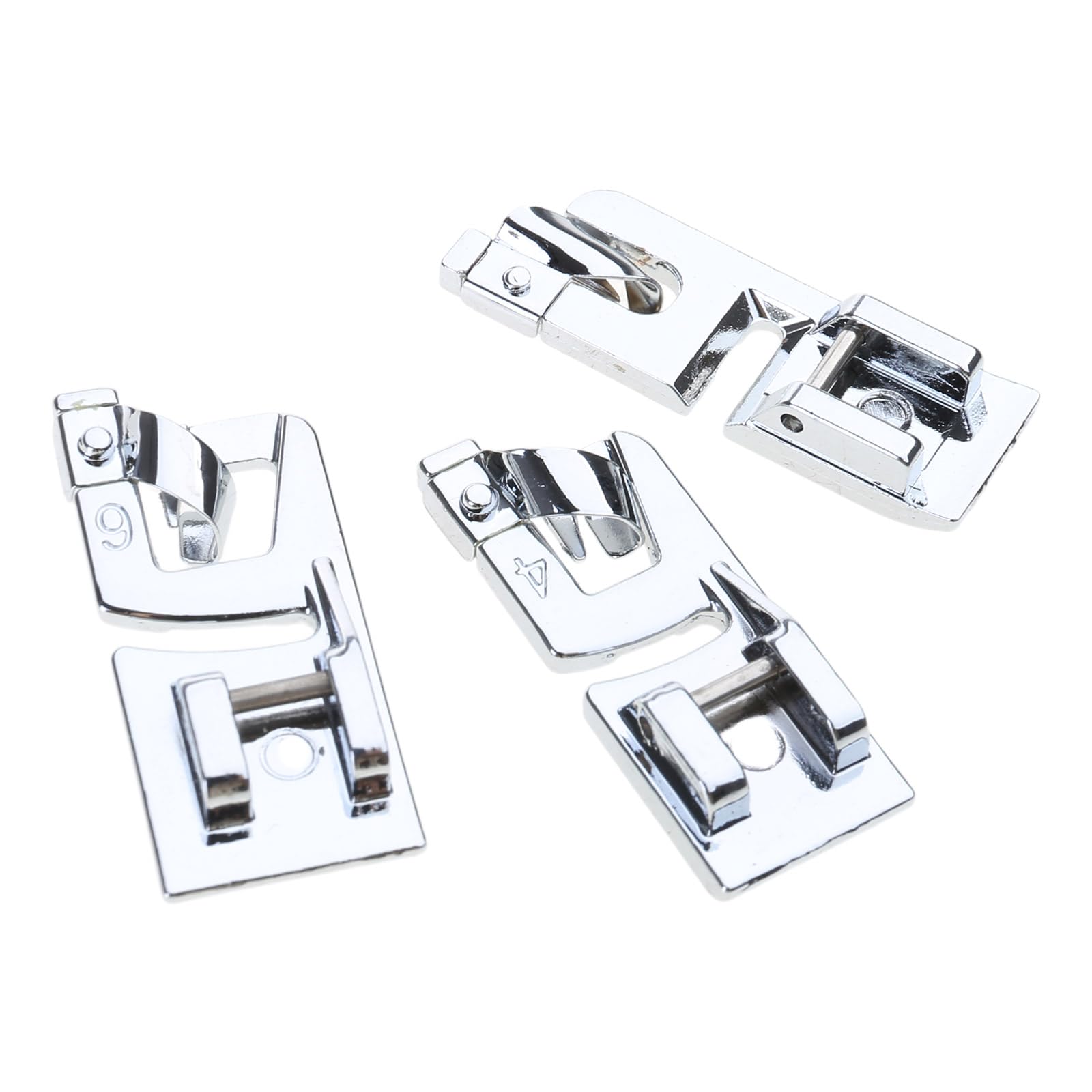 3 Pieces/Set Sewing Hemming Set Narrow Rolled Hems Foot Narrow Rolled Hems Presser 3mm 4mm 6mm Hemming Feet