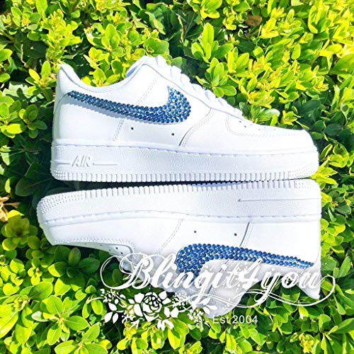 nike shoes with bling swoosh