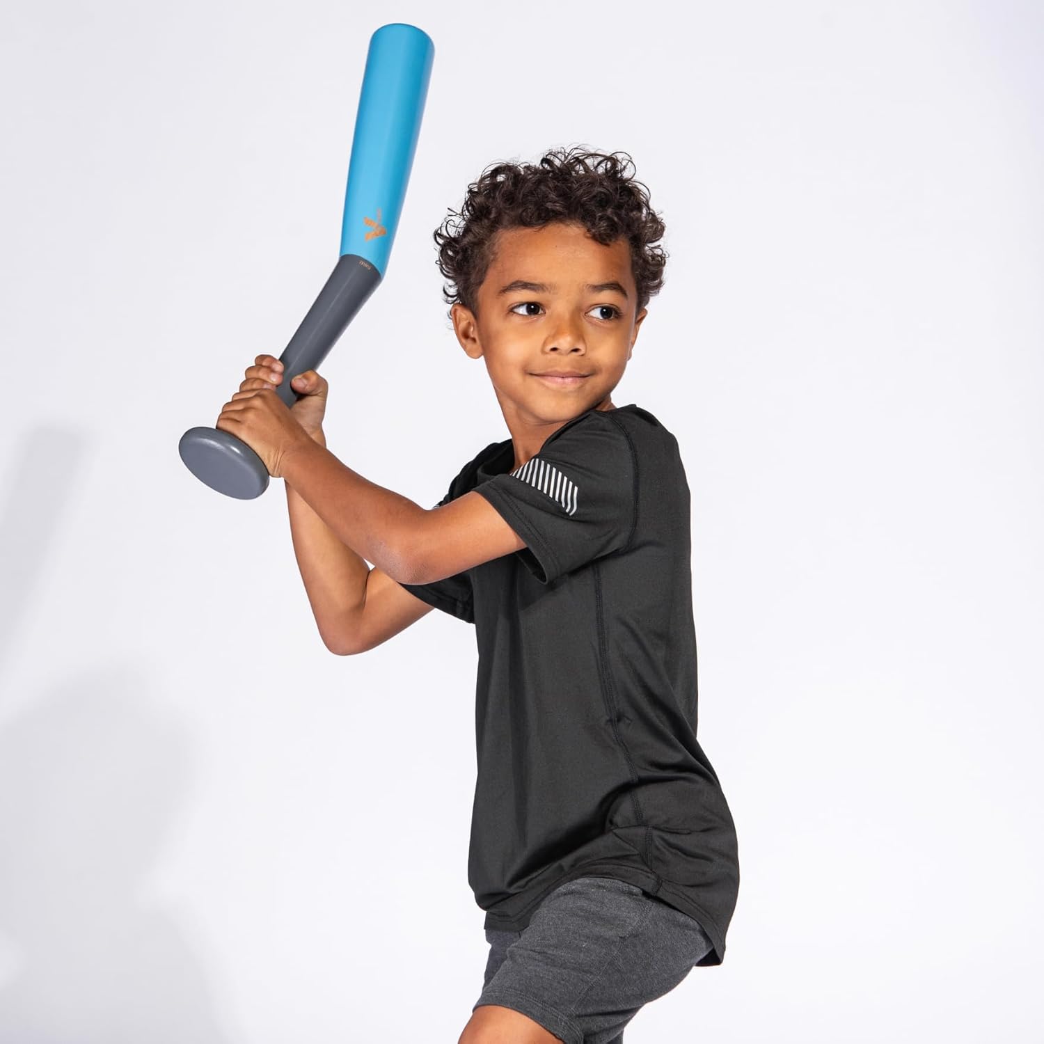 V-Swing Bat Mini + Juke Balls 12-Pack Foam Ball Bundle – Lightweight Indoor/Outdoor Training Balls with Raised Seams for Spin, Curveballs, Backyard Games & Batting Practice Training Plus Swing Trainer