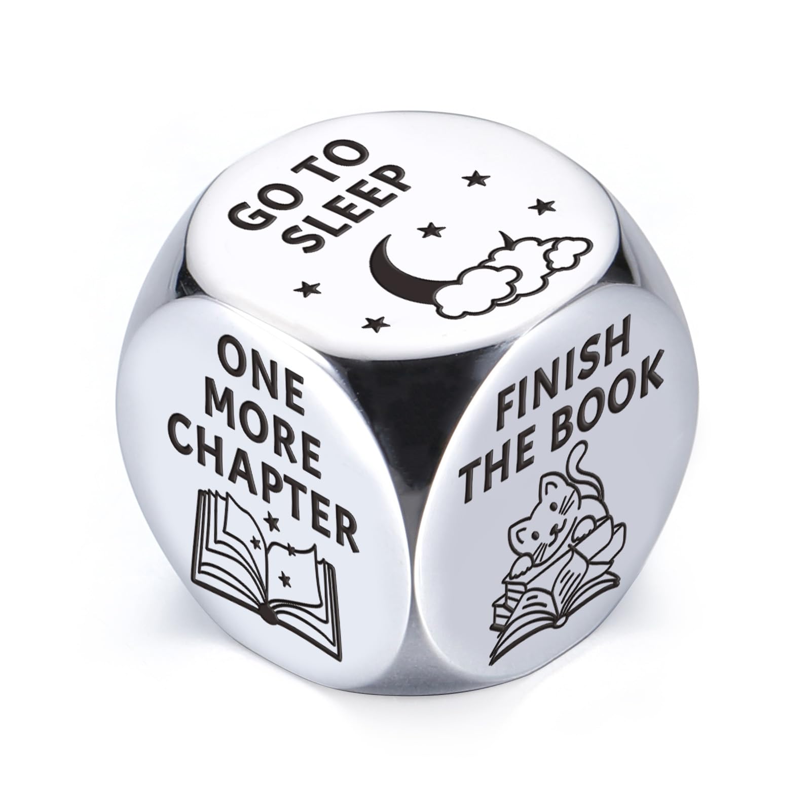 Retirement Dice for Men Women Read Book Decision Dice, Book Club Gifts for Women, Gifts for Book Lovers, Book Reader Gifts, Valentines Day Gifts for Him Her, Date Night Gifts for Couples