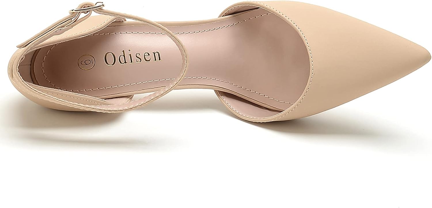 Odisen Women's 3.75 in Closed Toe Heels Pumps - Image 5