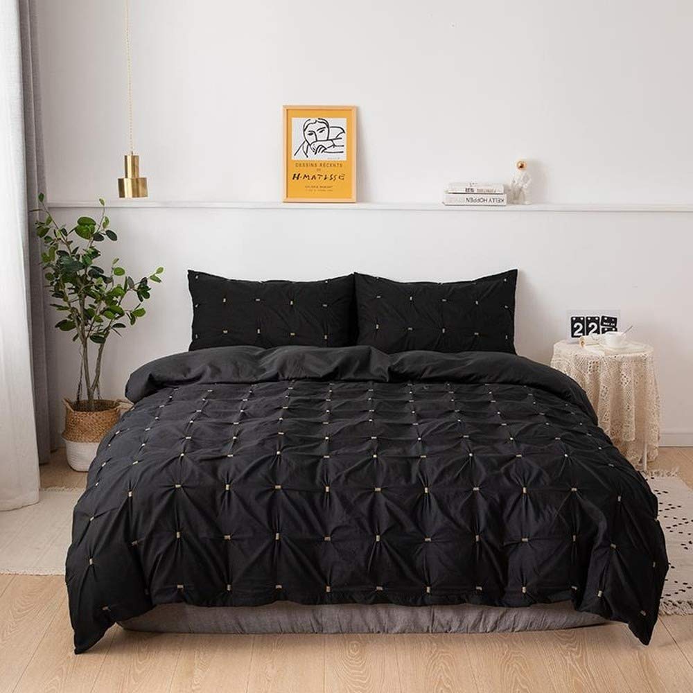 Housse de couette 200 x 230 cm unie pour sublimer votre chambre King Size